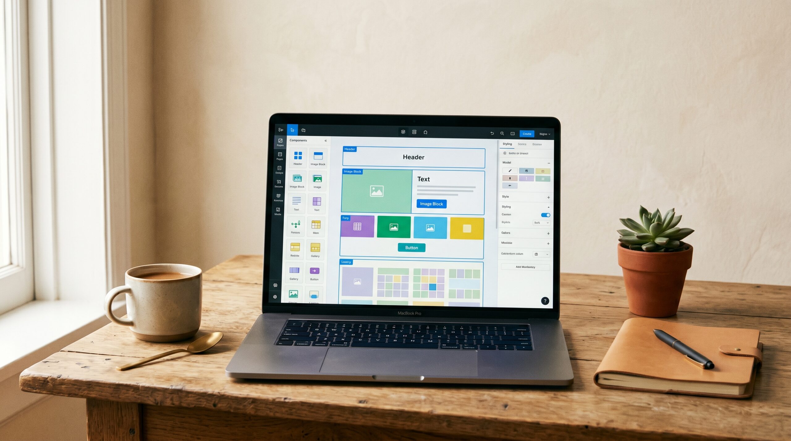 Wix review: drag-and-drop website builder interface overview