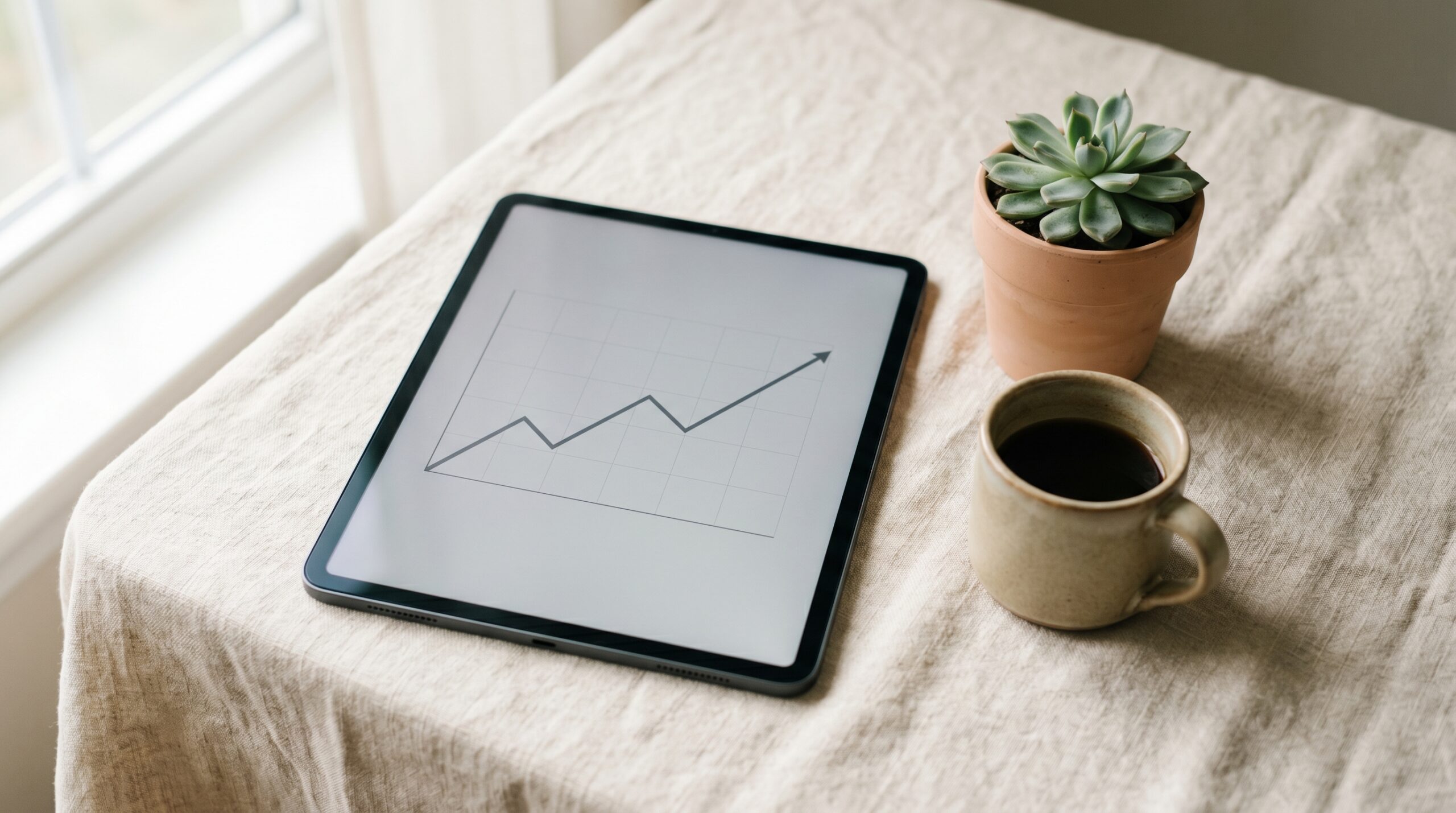 Small business owner reviewing email authentication and deliverability dashboard with DMARC status indicators