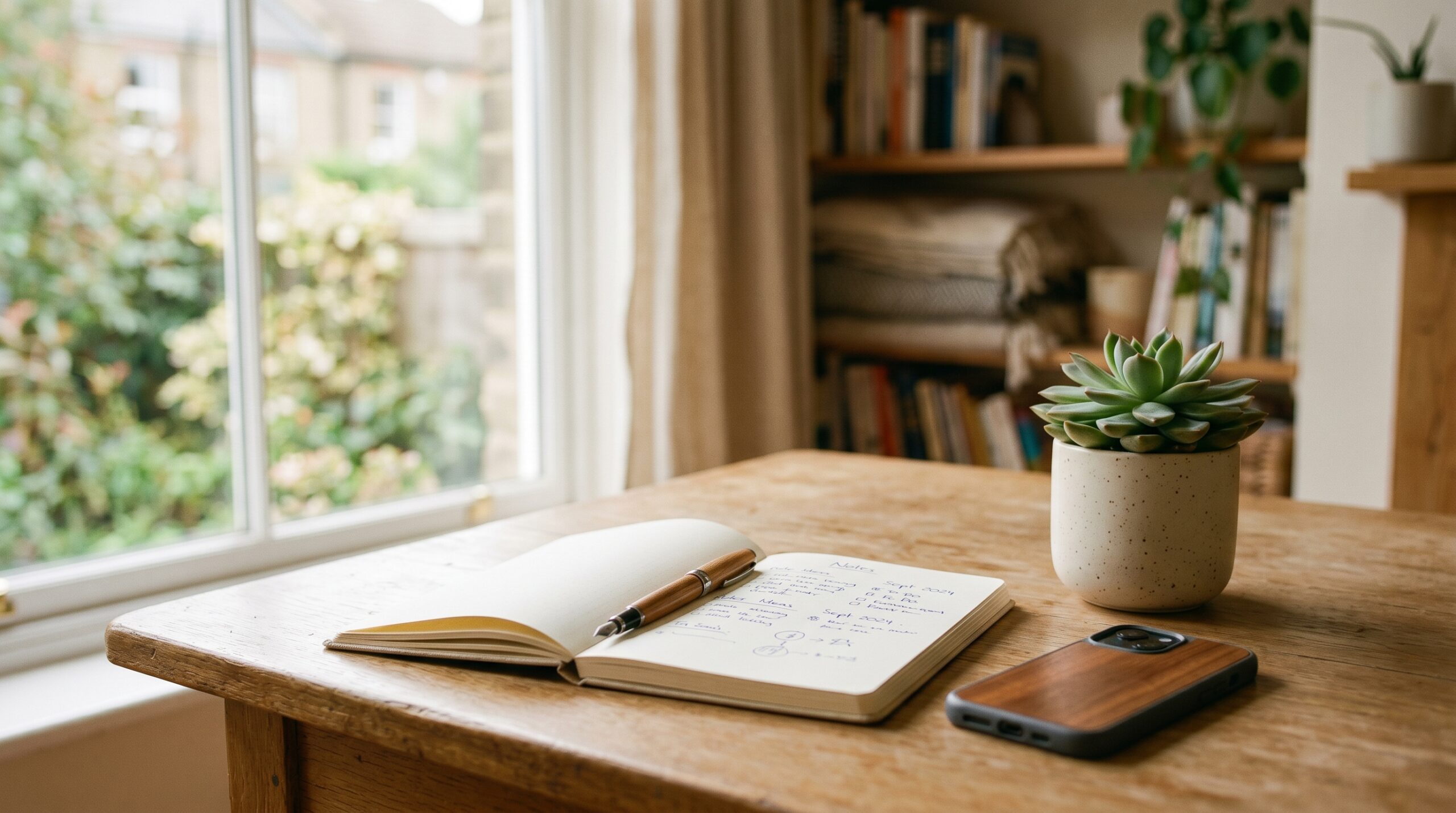 Small business owner desk representing non-developer AI tool choices
