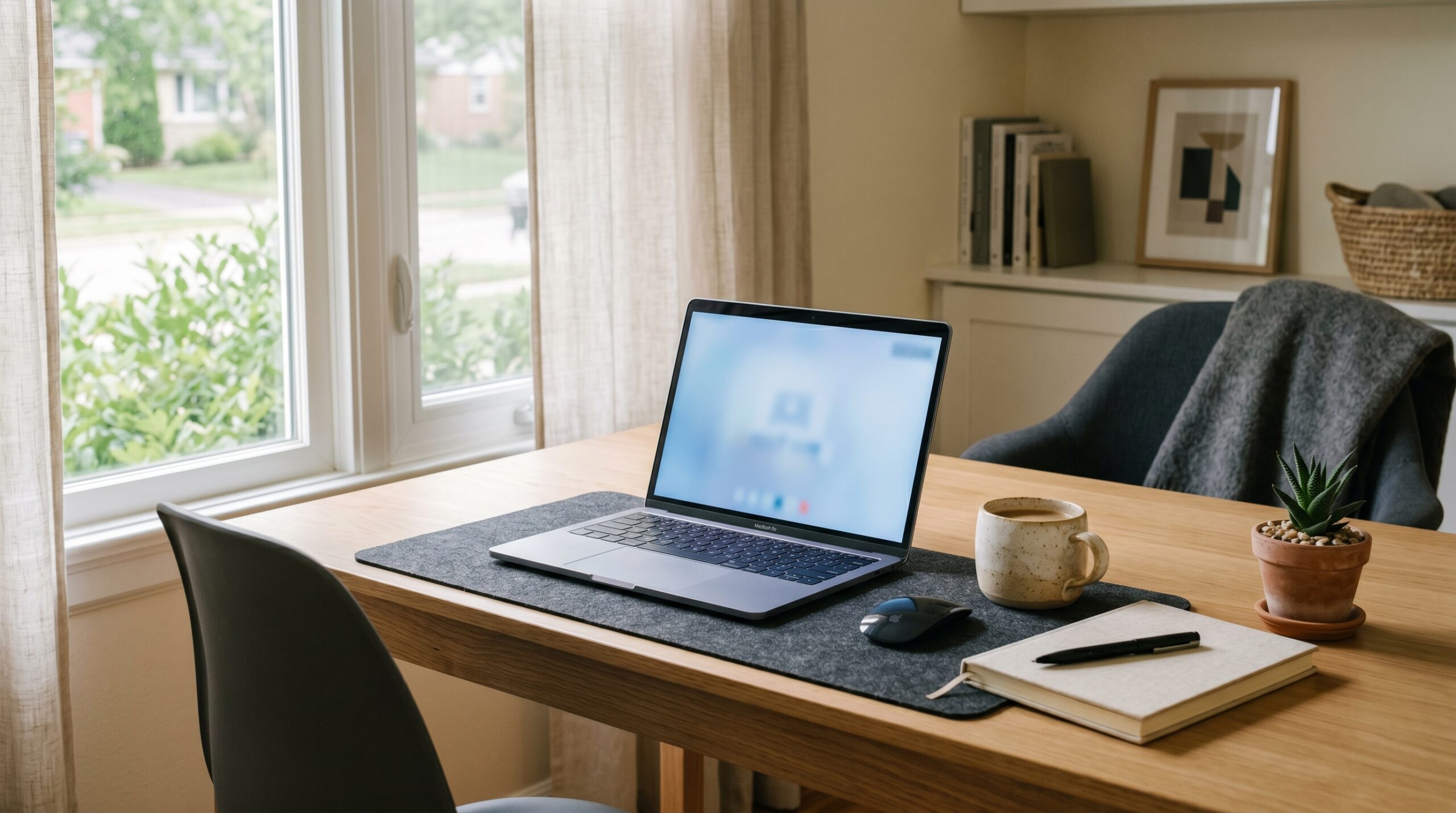 Business team using video conferencing software for remote meetings