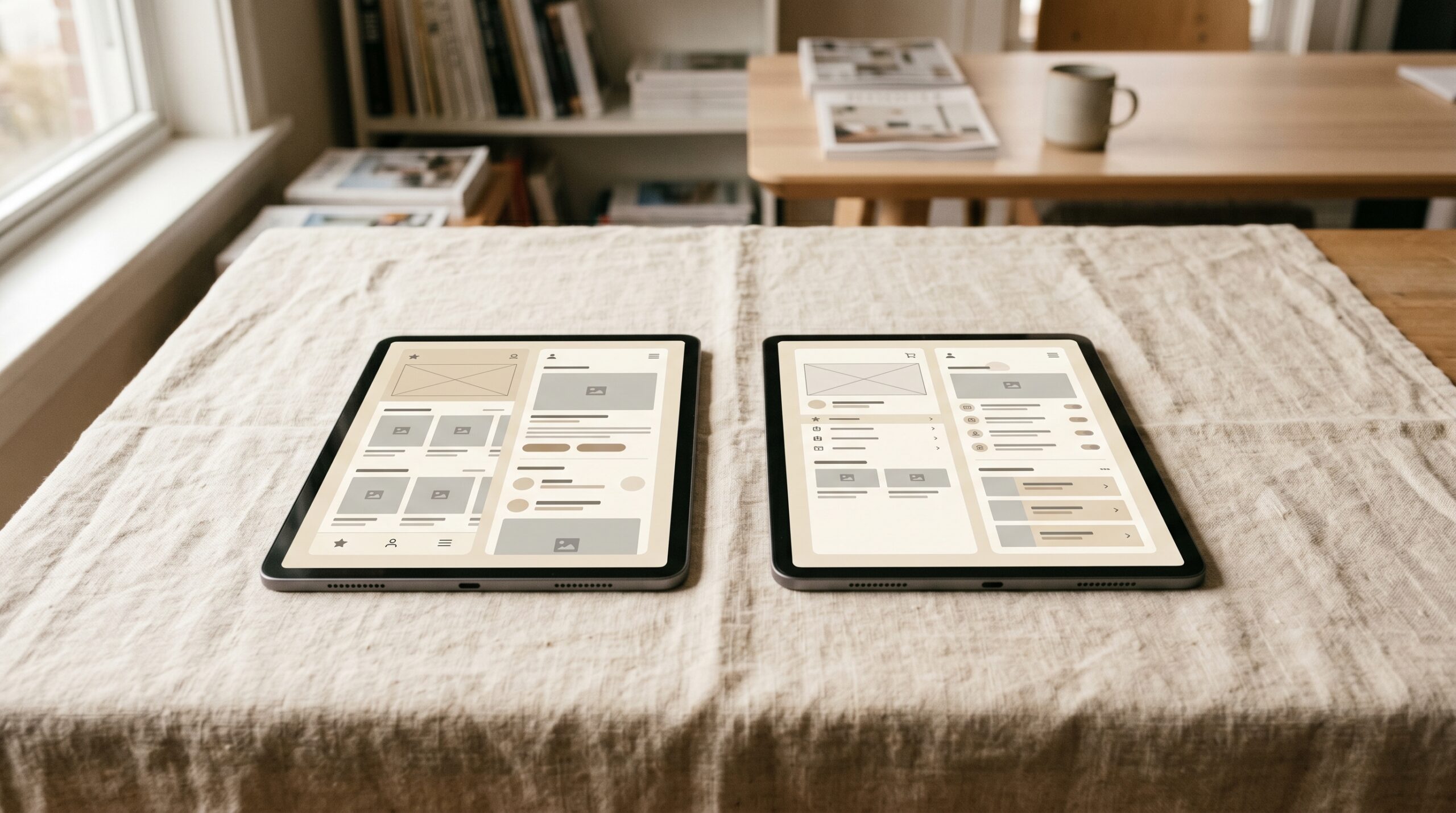 circle vs mighty networks side by side feature comparison on tablets