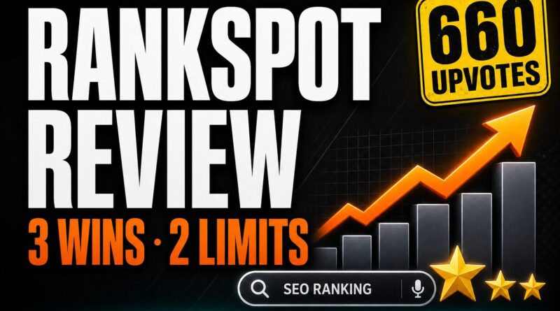 RankSpot AI SEO blog tool review hero image