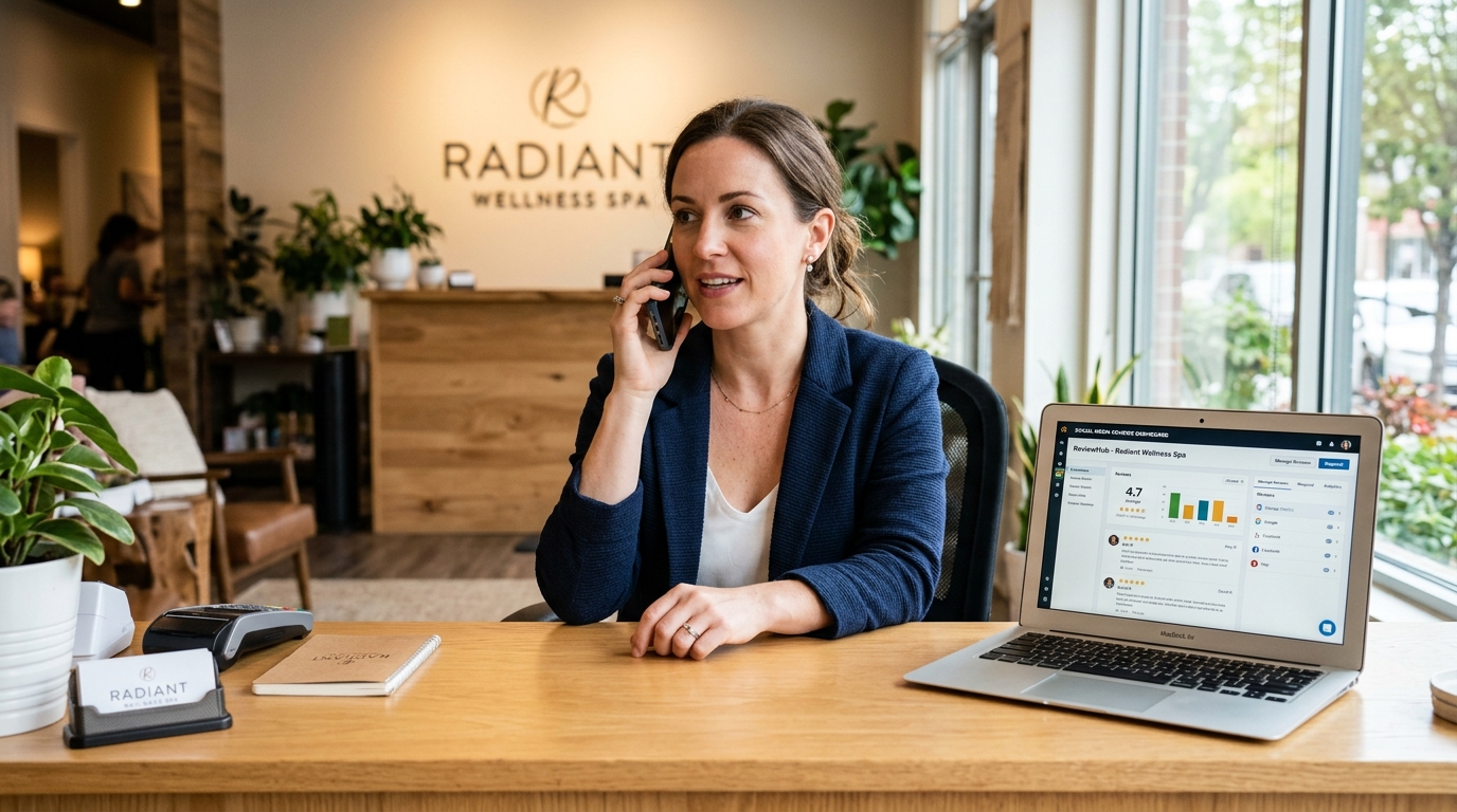 how to remove a facebook review - business owner managing online reviews and reputation