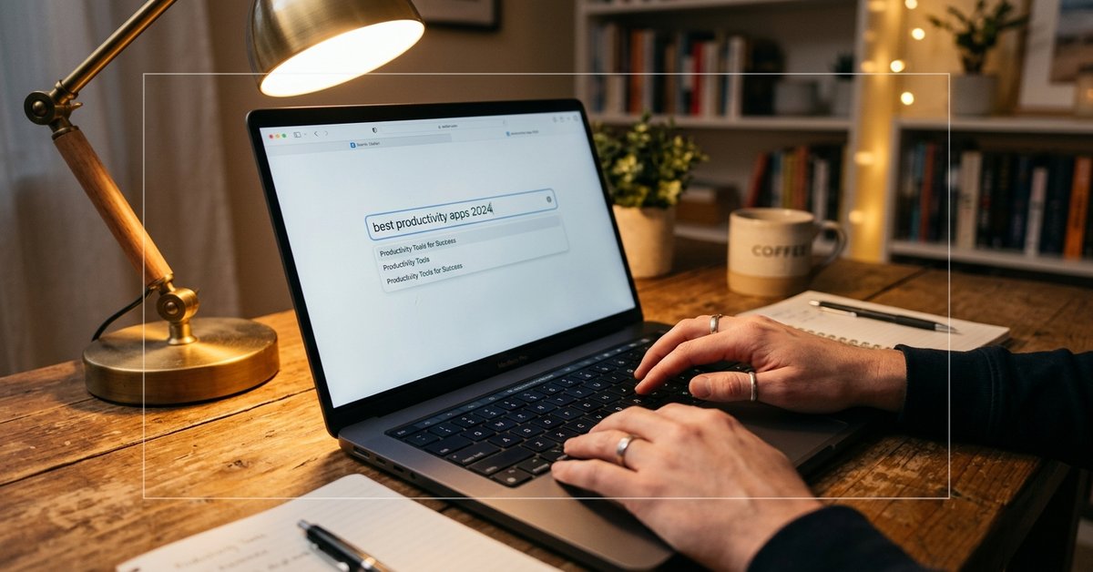 what is a search engine - hands typing on laptop keyboard searching online