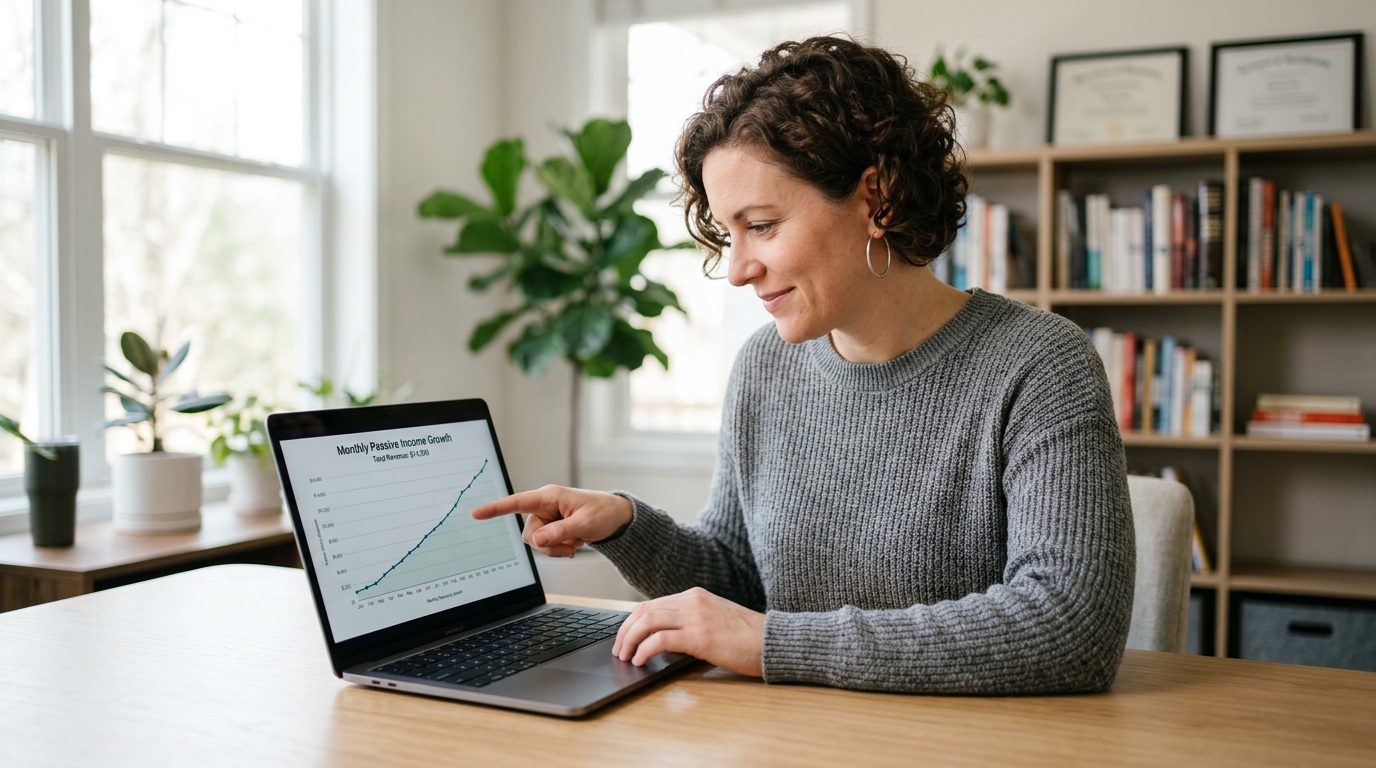digital products to sell online - passive income analytics dashboard