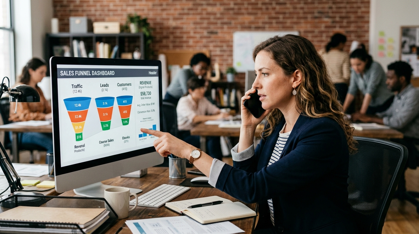 digital products to sell online - sales funnel automation for small business