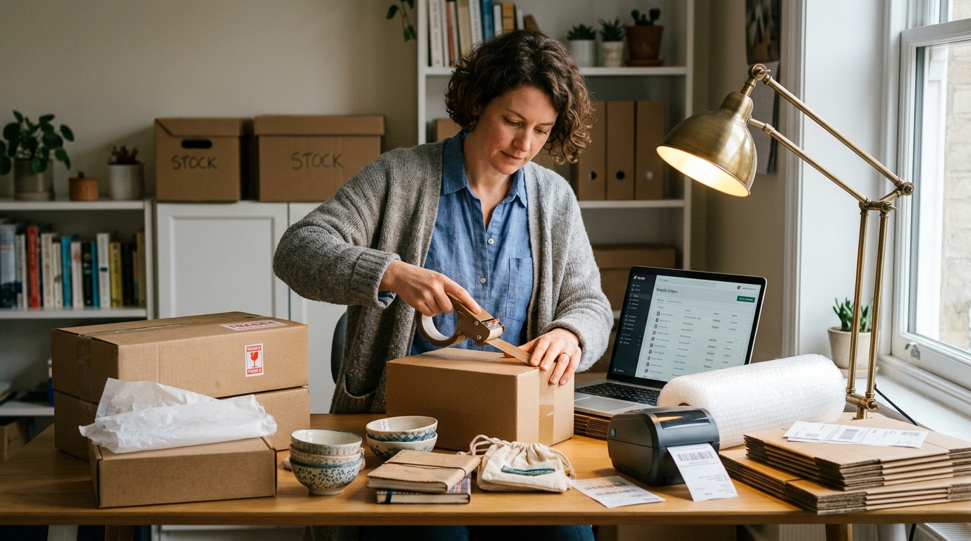 how to start an ecommerce business — ecommerce order fulfillment workflow