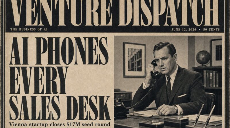 fonio AI phone agents small business — Vintage 1960s broadsheet newspaper cover