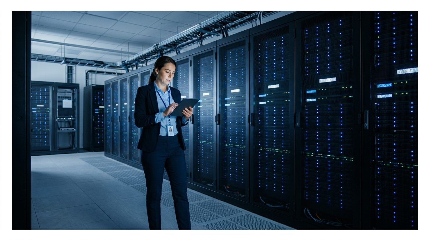 web hosting definition server room data center infrastructure