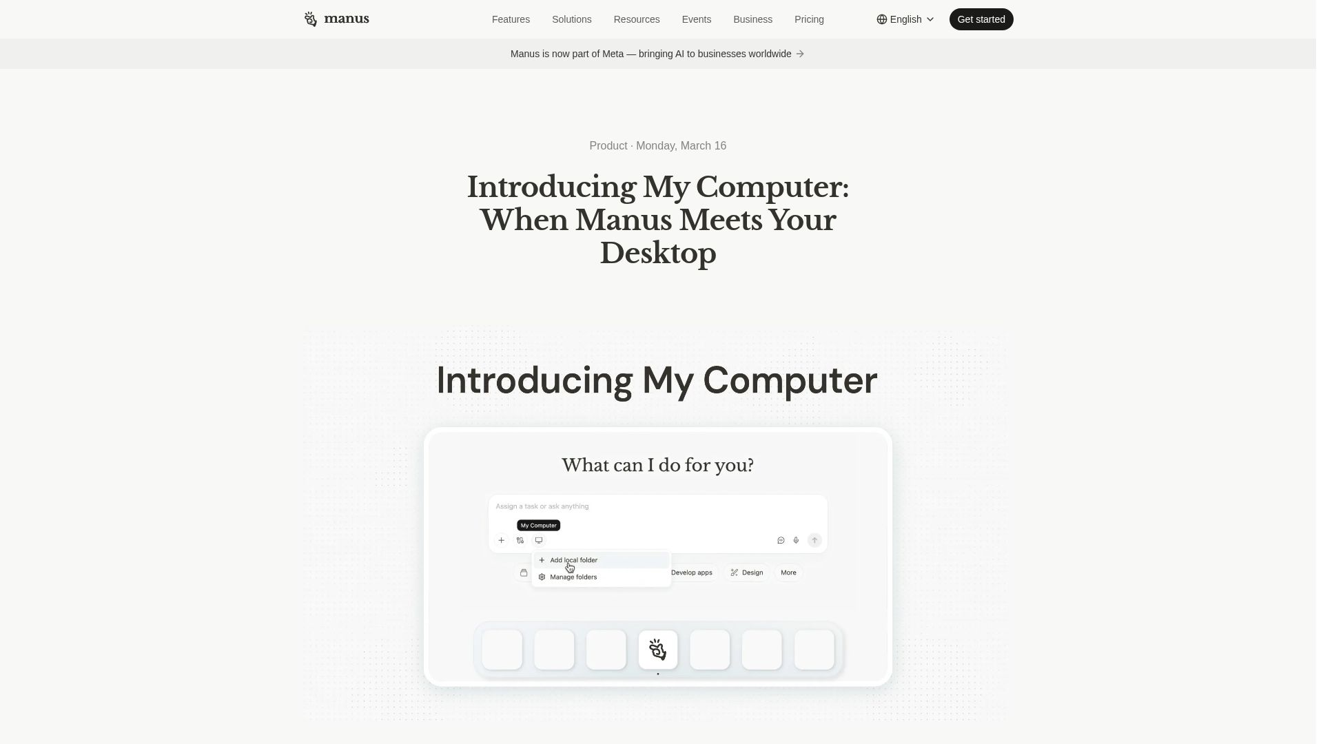 My Computer by Manus AI review Manus AI desktop feature interface - Automated Sales Machine