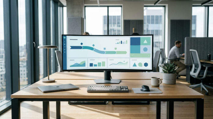 A unified dashboard representing ai marketing automation tools in 2026