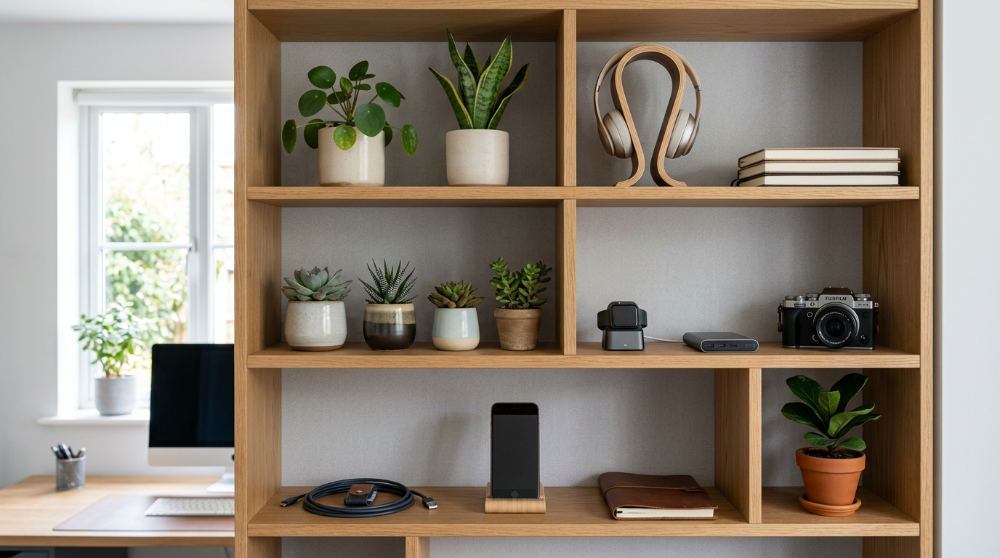 A clean desktop workspace featuring a structured paper checklist for a data hygiene schedule alongside a laptop.