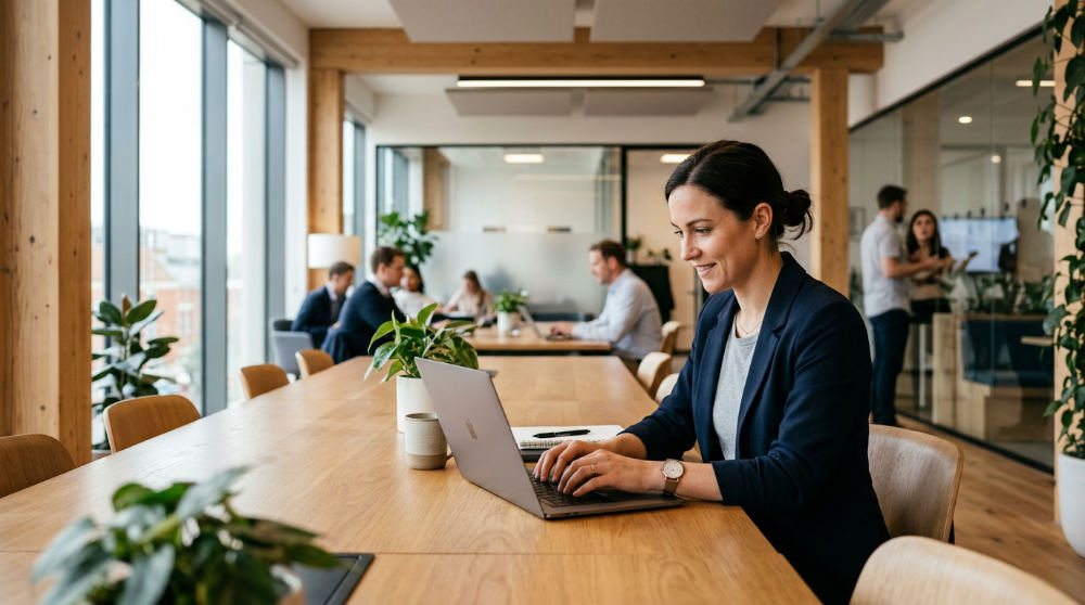 An entrepreneur using an AI operating system to manage their revenue orchestration and sales workflows.